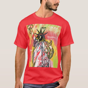 Vintage travel poster statue of liberty NYC Shirt