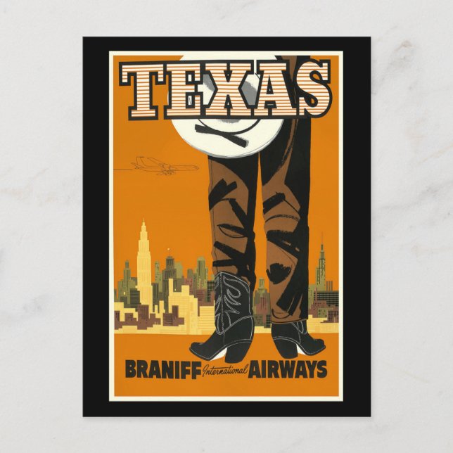Vintage travel poster - Texas Postcard (Front)