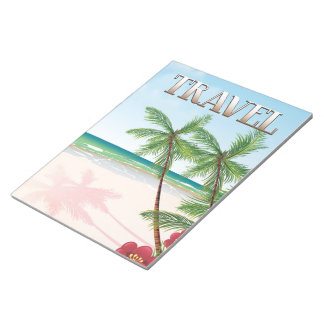 Vintage Travel Poster Tropical edition Notepad