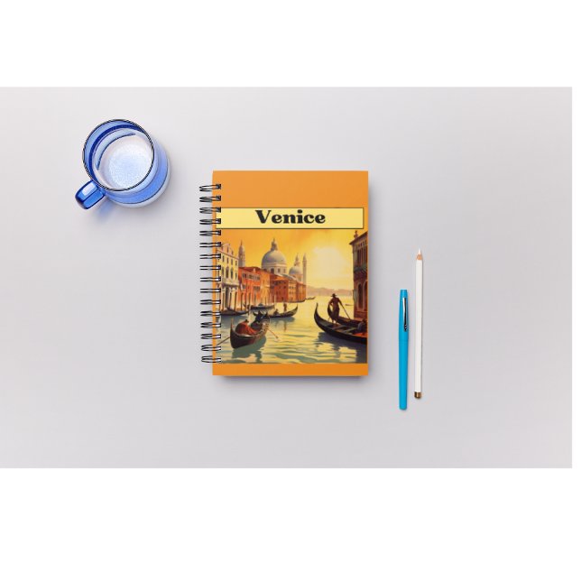 Vintage Travel Poster Venice, Italy Planner (Creator Uploaded)