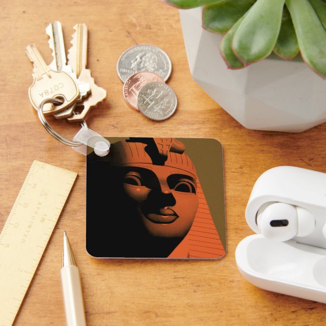 Vintage Travel Poster with Sphinx, Egypt, Africa Keychain (Desk)