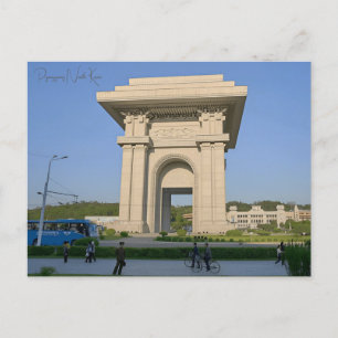 Vintage travel Pyongyang North Korea Vacation Post Postcard