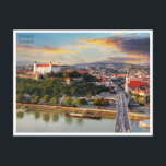vintage travel retro bratislava Slovakia Slovaquie Postcard<br><div class="desc">vintage,  retro,  travel,  modern,  watercolor,  bratislava,  Slovakia,  Slovaquie,  tourism, </div>