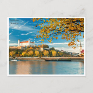 vintage travel retro bratislava Slovakia Slovaquie Postcard