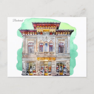 Vintage Travel Romania constanta bucharest Postcard