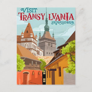Vintage Travel Romania constanta Transylavania Postcard