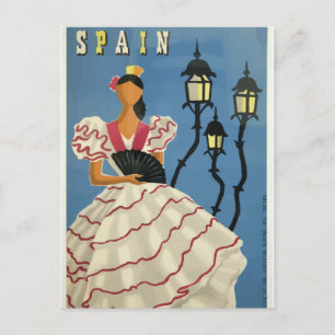 Vintage Travel Spain Postcard