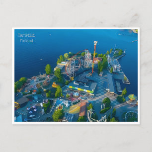 vintage travel Tampere Finland Finlande tourism Postcard