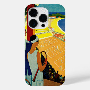 Vintage Travel, Tennis, Sports, Monte Carlo Monaco Case-Mate iPhone 14 Pro Case