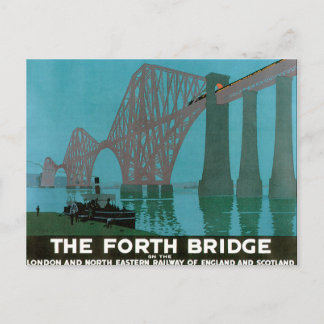Vintage Travel, The Fourth Bridge, London Postcard