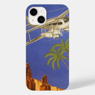 Vintage Travel to Cairo, Eygpt, Biplane Airplane Case-Mate iPhone 14 Case
