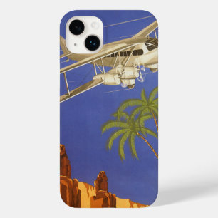 Vintage Travel to Cairo, Eygpt, Biplane Airplane Case-Mate iPhone 14 Plus Case