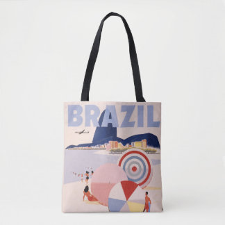 Vintage Travel Tote - Brazil Bag