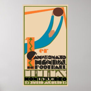 Vintage Travel - Uruguay 1930 Football world cup Poster