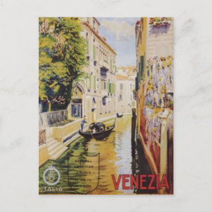 Vintage travel Venice, Italy - Postcard