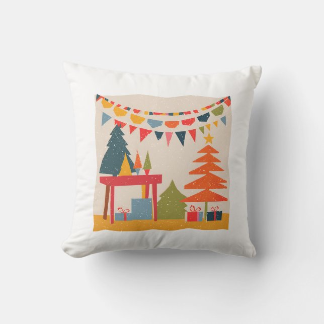 Vintage Tree Cushion (Front)