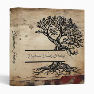 Vintage Tree Of Life Tree Genealogy Binder