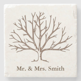 Vintage Tree Stone Coaster