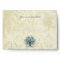 Vintage Tree Swirl Distressed Damask Envelopes