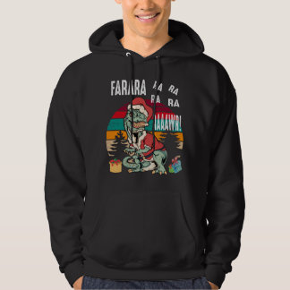 Vintage Trex Christmas Dinosaur Funny Farara Ra Ra Hoodie
