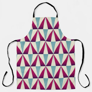 Vintage triangle geometric seamless pattern. apron