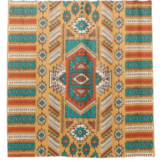 Vintage tribal ethnic seamless illustration patter