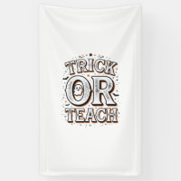 Vintage Trick Or Teach Halloween Teacher Shirt Des
