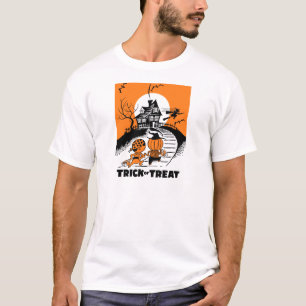 Vintage "Trick Or Treat" Kids T-Shirt
