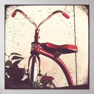 Vintage Tricycle Poster