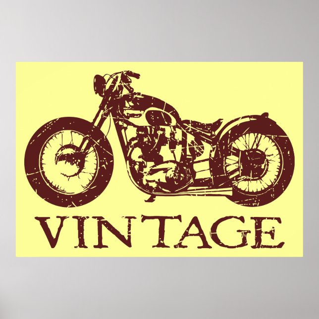 Vintage Triumph Poster (Front)