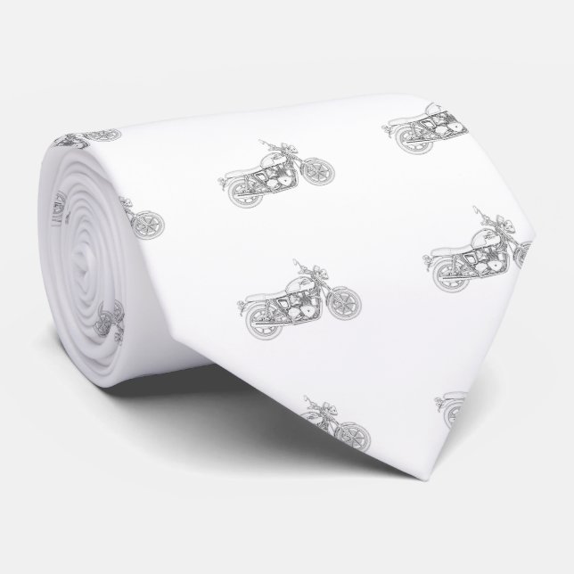 Vintage Triumph Tie (Rolled)