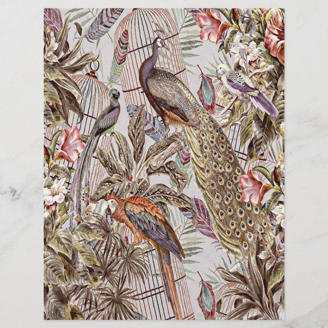 Vintage tropical birds (Front)