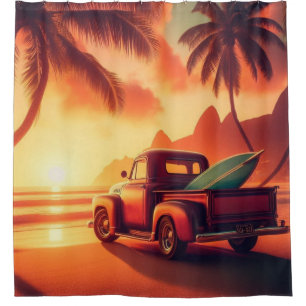 vintage tropical/Hawaiian surf truck