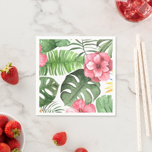Vintage Tropical Napkin (Insitu)