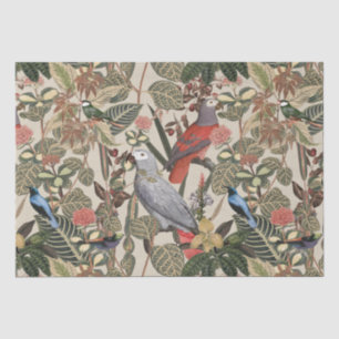Vintage Tropical pattern tissue paper