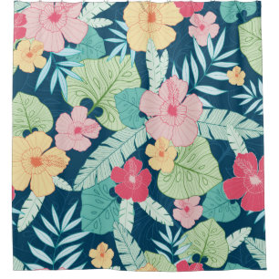 vintage tropical summer hawaiian seamless pattern 