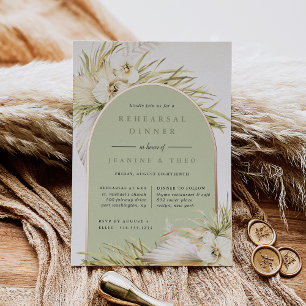 Vintage Tropics Ceremony Rehearsal Dinner Foil I