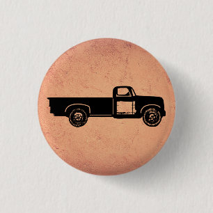 Vintage Truck 1 Inch Round Button