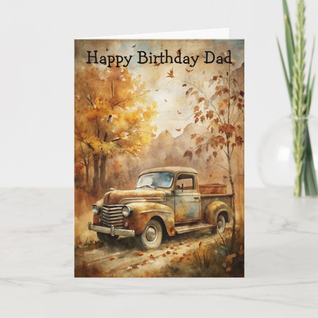 Vintage Truck Card (Front)