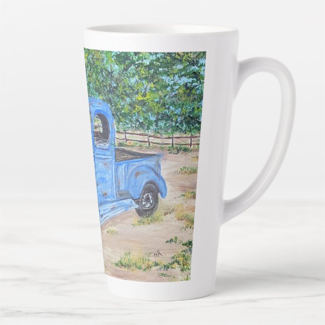 Vintage Truck Latte Mug (Right)