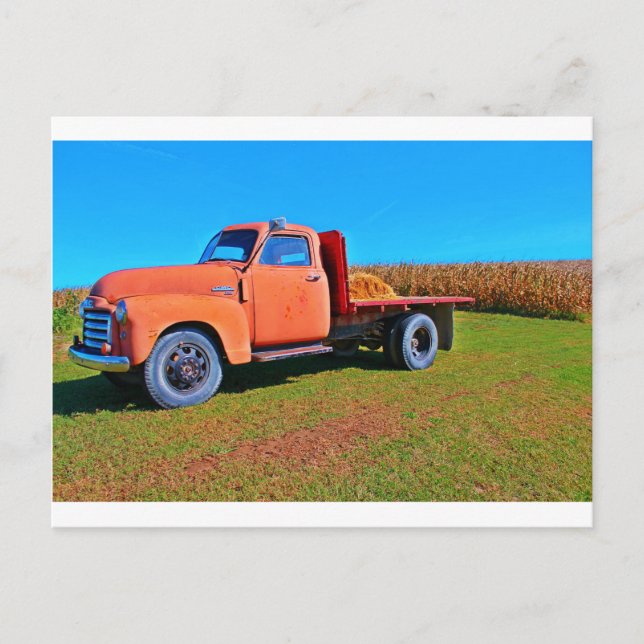 Vintage Truck Postcard (Front)