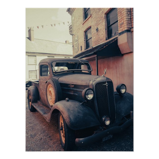 Vintage truck poster (Front)