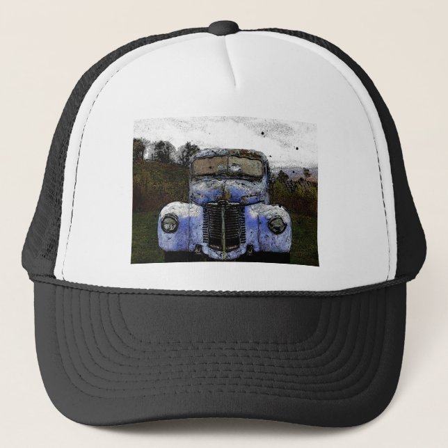 Vintage Truck Trucker Hat (Front)