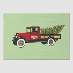 Vintage Truck Your Christmas Tree Farm Paper