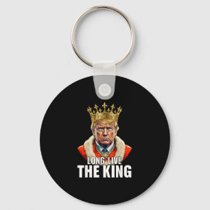 Vintage Trump Long Live The King American Patrioti Keychain