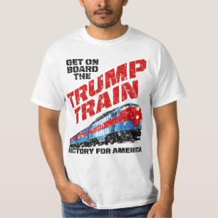 Vintage Trump Train T-Shirt Montez à bord Victoire