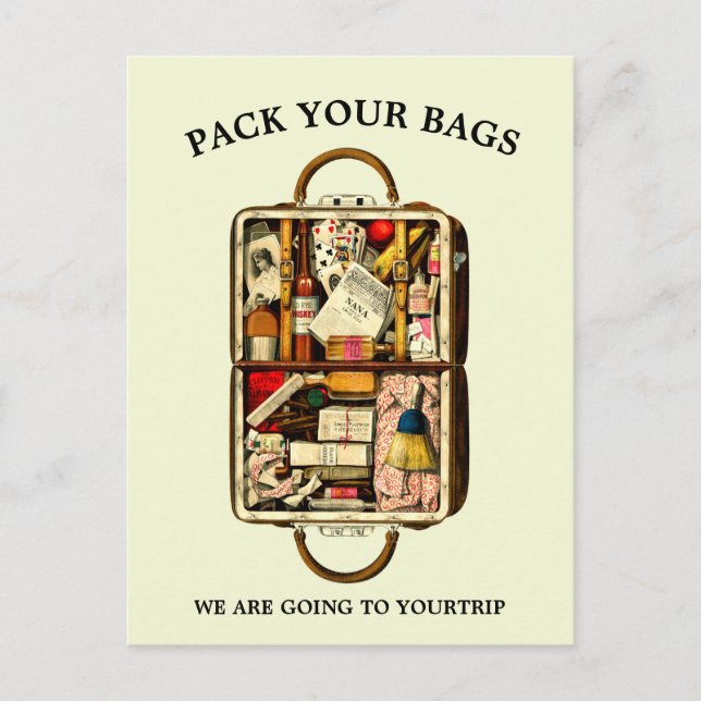 Vintage Trunk Trip Template (Front)