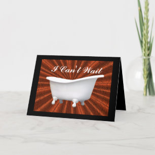 Vintage Tub- customize Card