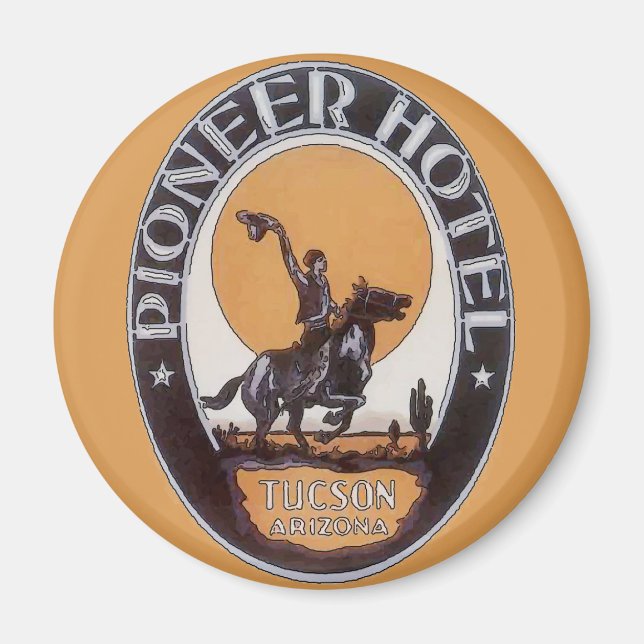 Vintage Tucson, AZ, Magnet (Front)