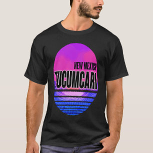 Vintage Tucumcari Vaporwave New Mexico T-Shirt